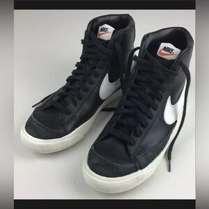 Nike blazer mid 77 shoes men’s 10 black